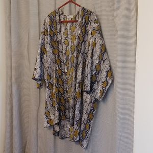 Allison Joy snakeskin kimono